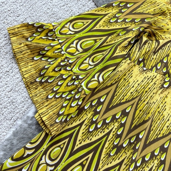 Bob Mackie Peacock Feather Blouse - Picture 5 of 10